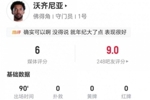 低迷！40岁佛得角门将沃齐尼亚本场0扑救+2解围 获评6分